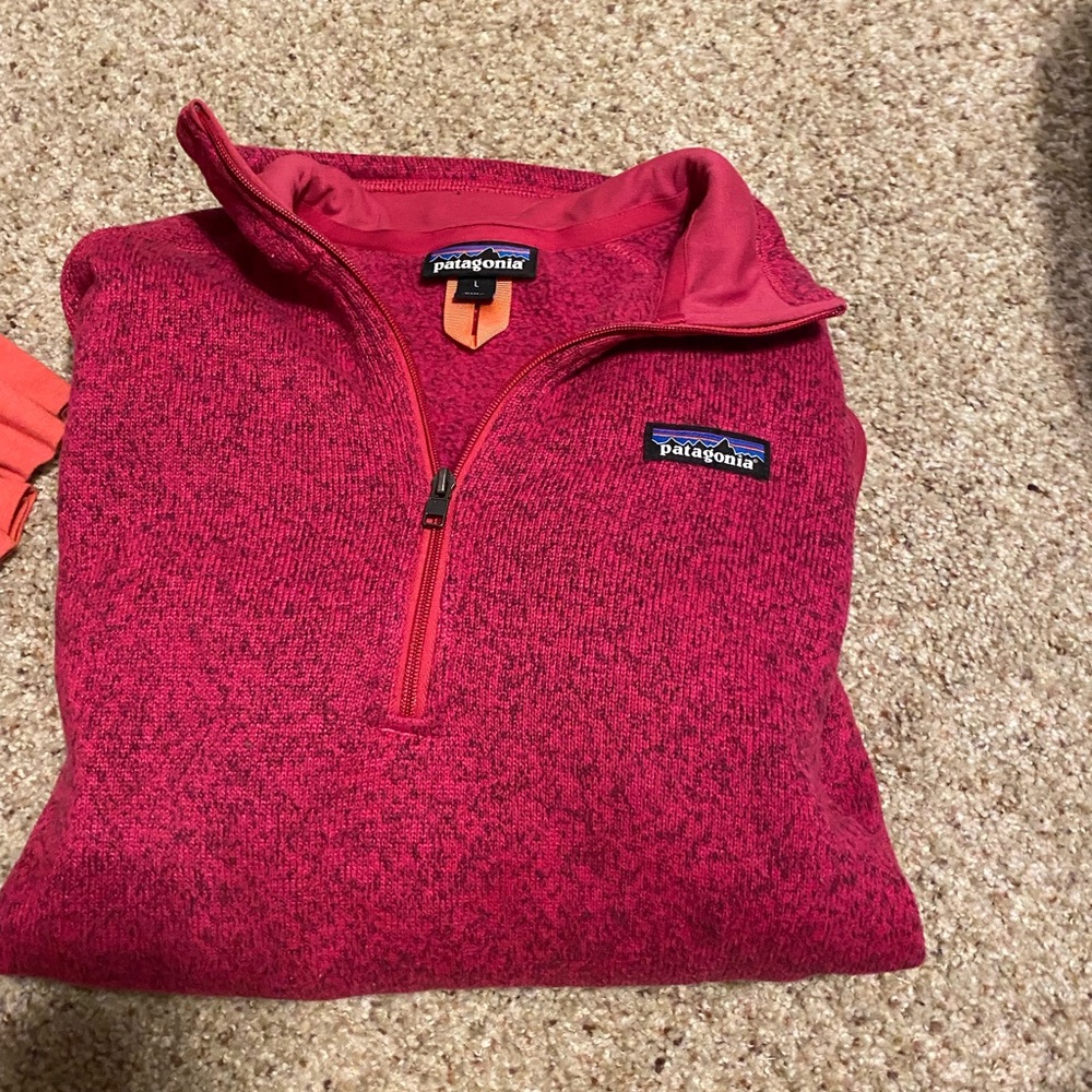 Patagonia pink pull over